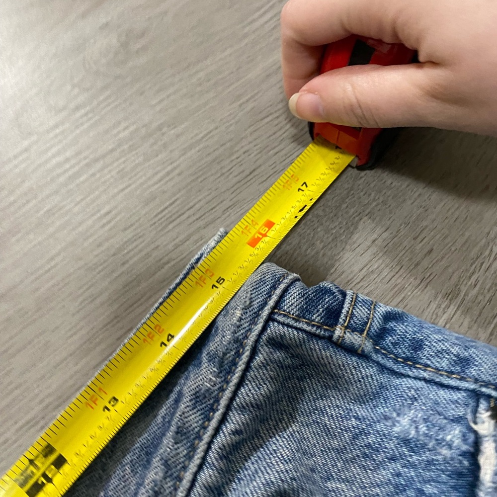 Current / Elliot yours mine straight crop distressed jeans 31 - Picture 10 of 12